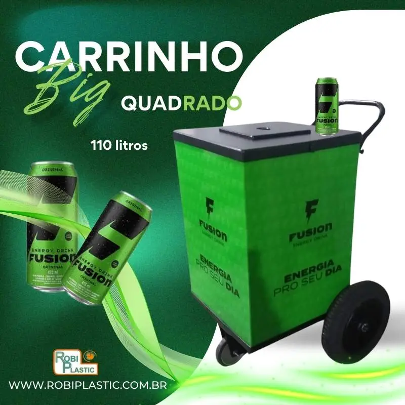 Cooler personalizado quadrado