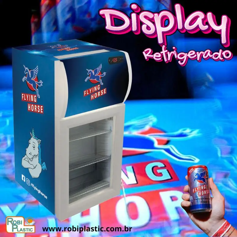 Display expositor de produtos na Zona Sul